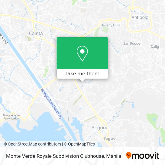 Monte Verde Royale Subdivision Clubhouse map