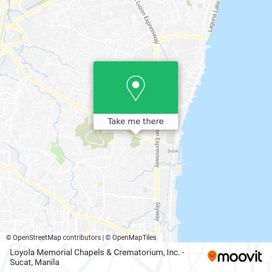 Loyola Memorial Chapels & Crematorium, Inc. - Sucat map