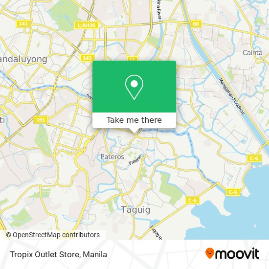 Tropix Outlet Store map