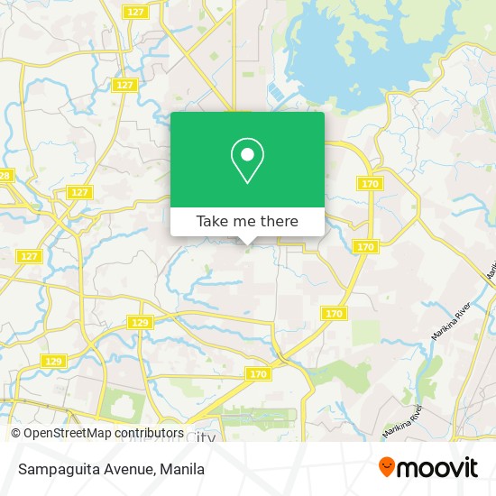 Sampaguita Avenue map