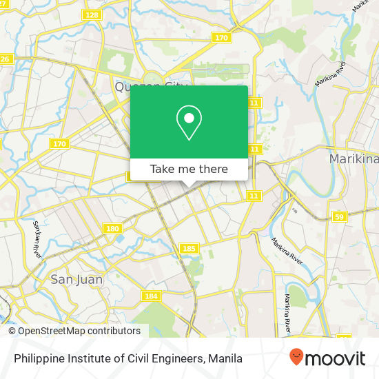Philippine Institute of Civil Engineers map