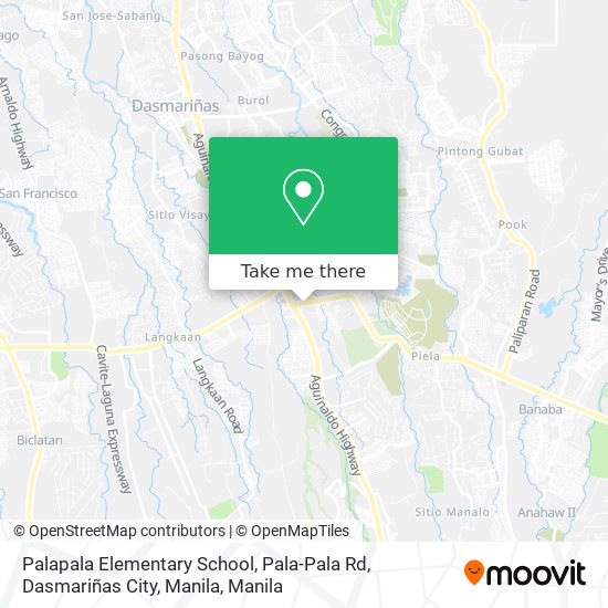 Palapala Elementary School, Pala-Pala Rd, Dasmariñas City, Manila map