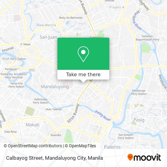 Calbayog Street, Mandaluyong City map