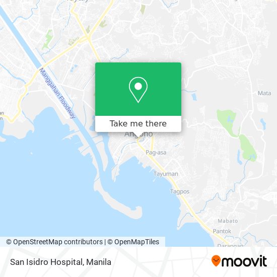 San Isidro Hospital map