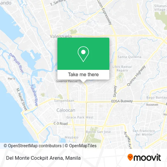 Del Monte Cockpit Arena map