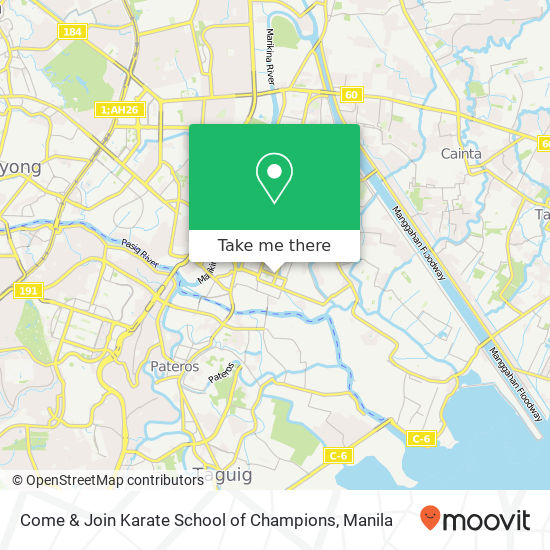 Come & Join Karate School of Champions map