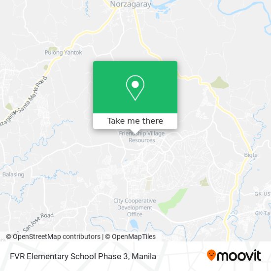 FVR Elementary School Phase 3 map