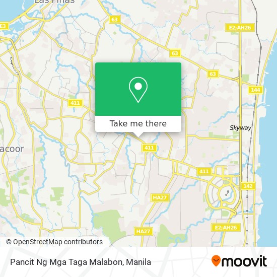 Pancit Ng Mga Taga Malabon map