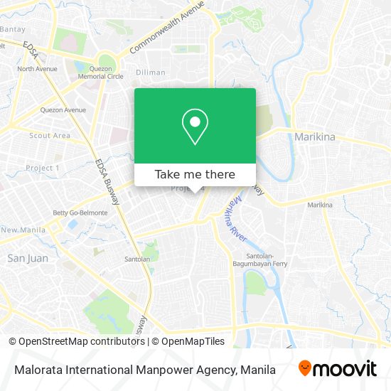 Malorata International Manpower Agency map