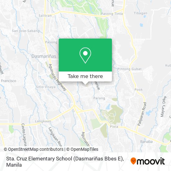 Sta. Cruz Elementary School (Dasmariñas Bbes E) map