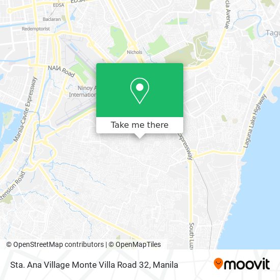 Sta. Ana Village Monte Villa Road 32 map