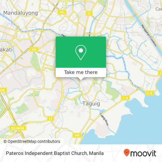 Pateros Independent Baptist Church map