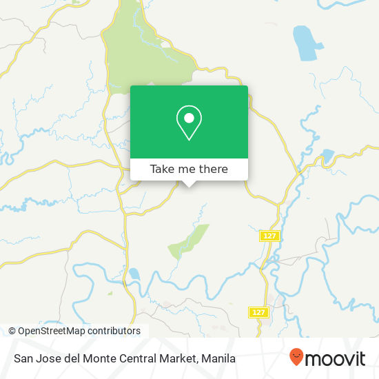 San Jose del Monte Central Market map