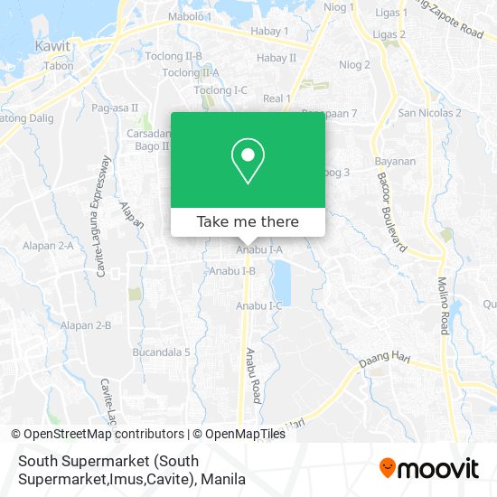South Supermarket (South Supermarket,Imus,Cavite) map