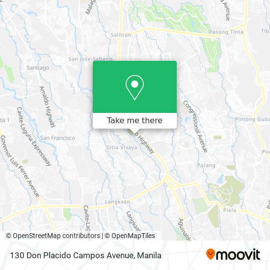 130 Don Placido Campos Avenue map