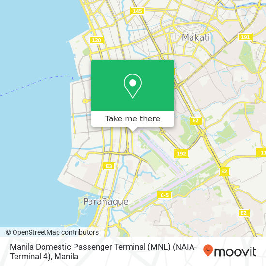Manila Domestic Passenger Terminal (MNL) (NAIA-Terminal 4) map