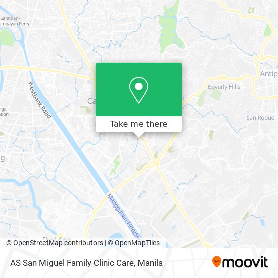 AS San Miguel Family Clinic Care map