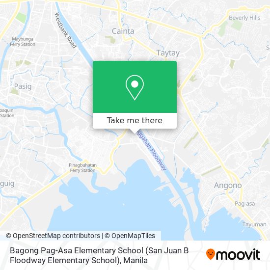 Bagong Pag-Asa Elementary School (San Juan B Floodway Elementary School) map