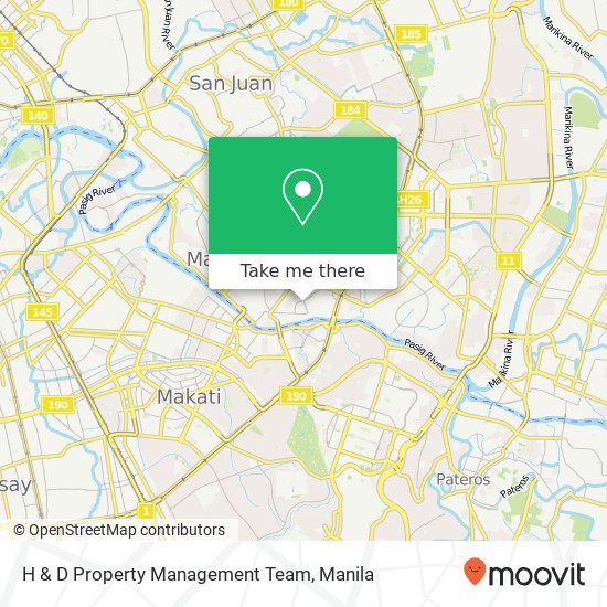 H & D Property Management Team map