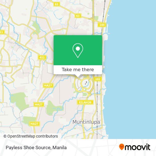 Payless Shoe Source map