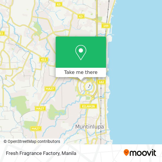 Fresh Fragrance Factory map