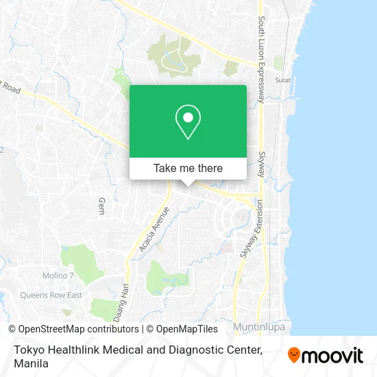 Tokyo Healthlink Medical and Diagnostic Center map