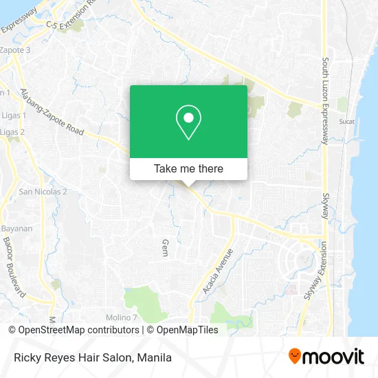 Ricky Reyes Hair Salon map