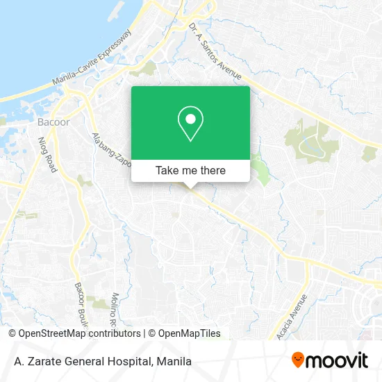 A. Zarate General Hospital map
