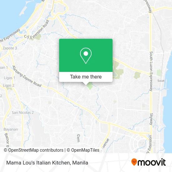Mama Lou's Italian Kitchen map