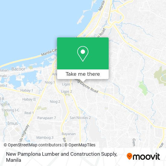 New Pamplona Lumber and Construction Supply map