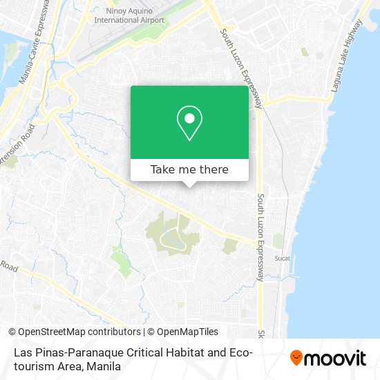 Las Pinas-Paranaque Critical Habitat and Eco-tourism Area map