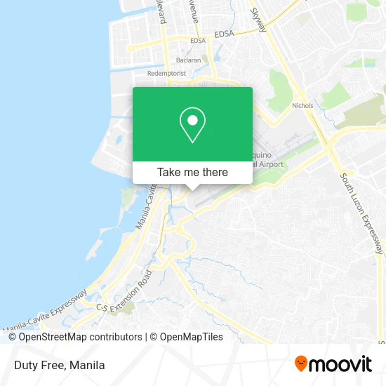 Duty Free map