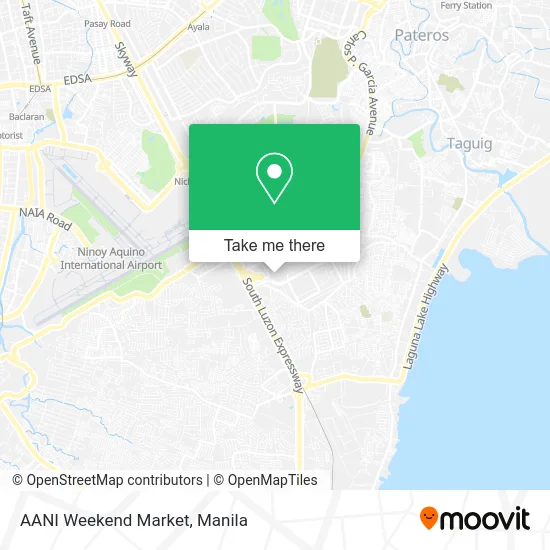 AANI Weekend Market map