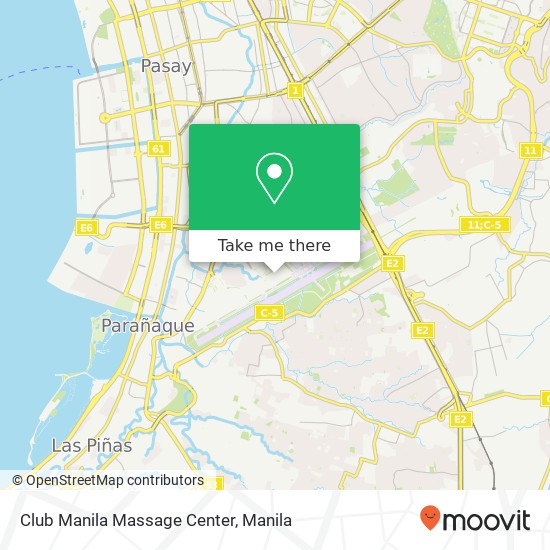 Club Manila Massage Center map