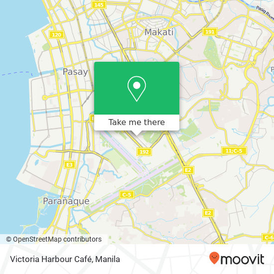 Victoria Harbour Café map