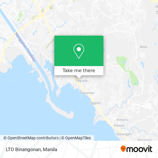 LTO Binangonan map