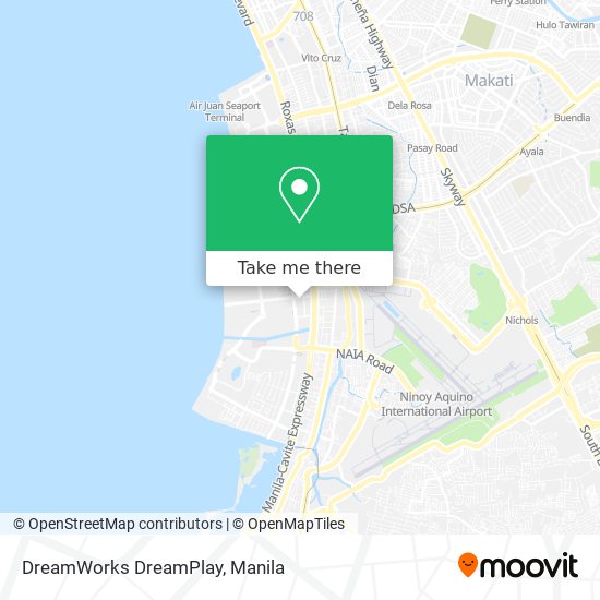 DreamWorks DreamPlay map