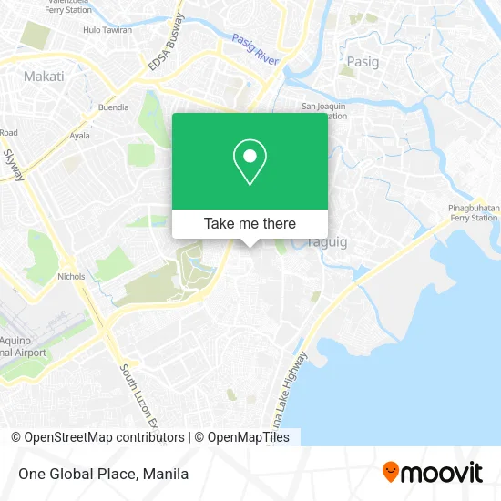 One Global Place map