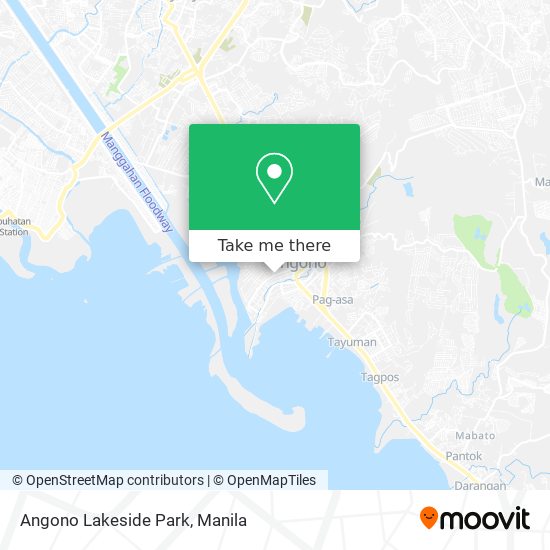Angono Lakeside Park map