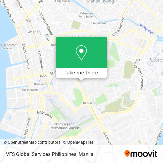 VFS Global Services Philippines map