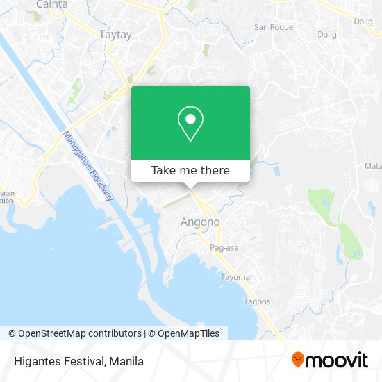 Higantes Festival map