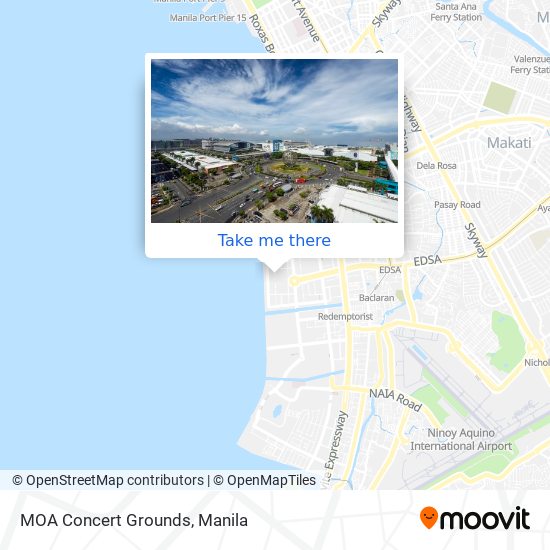 MOA Concert Grounds map