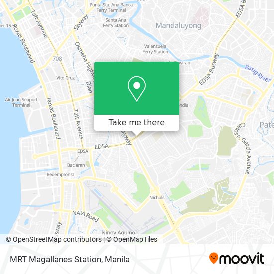 MRT Magallanes Station map