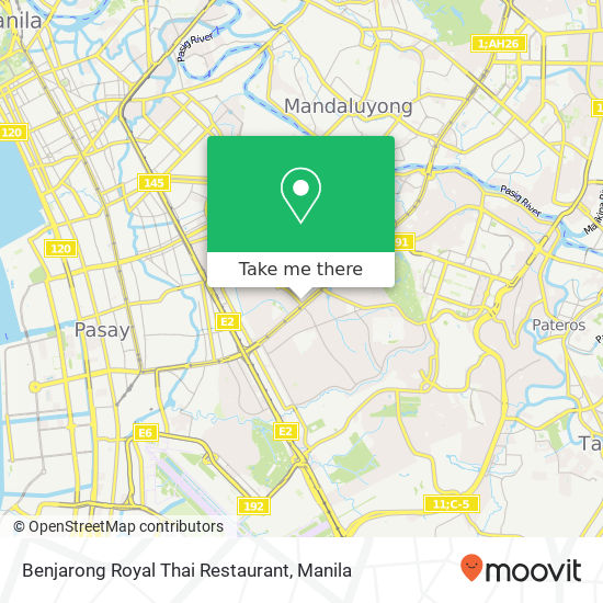 Benjarong Royal Thai Restaurant map