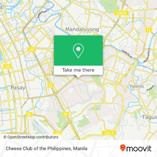 Cheese Club of the Philippines map