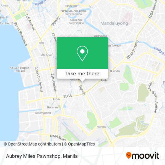 Aubrey Miles Pawnshop map