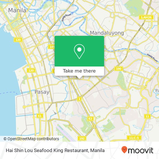 Hai Shin Lou Seafood King Restaurant map