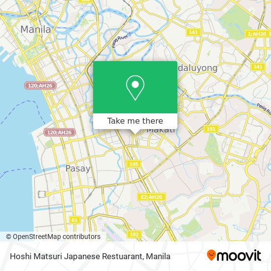 Hoshi Matsuri Japanese Restuarant map