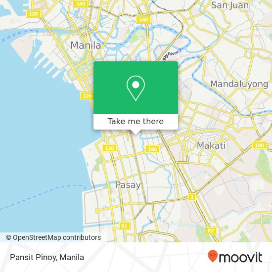 Pansit Pinoy map