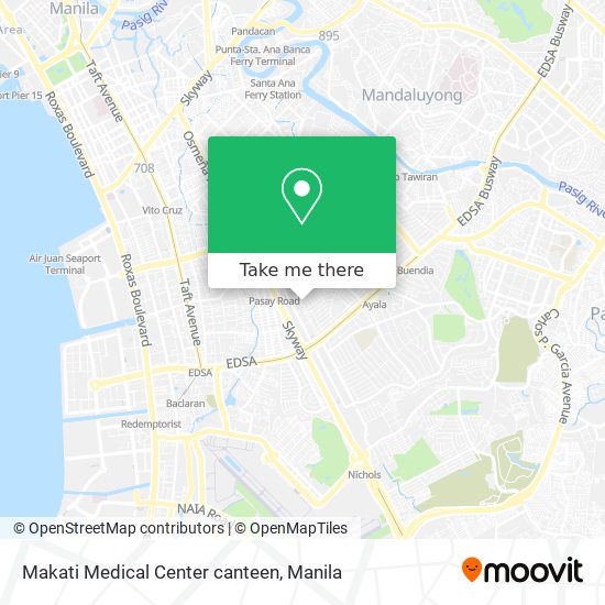 Makati Medical Center canteen map